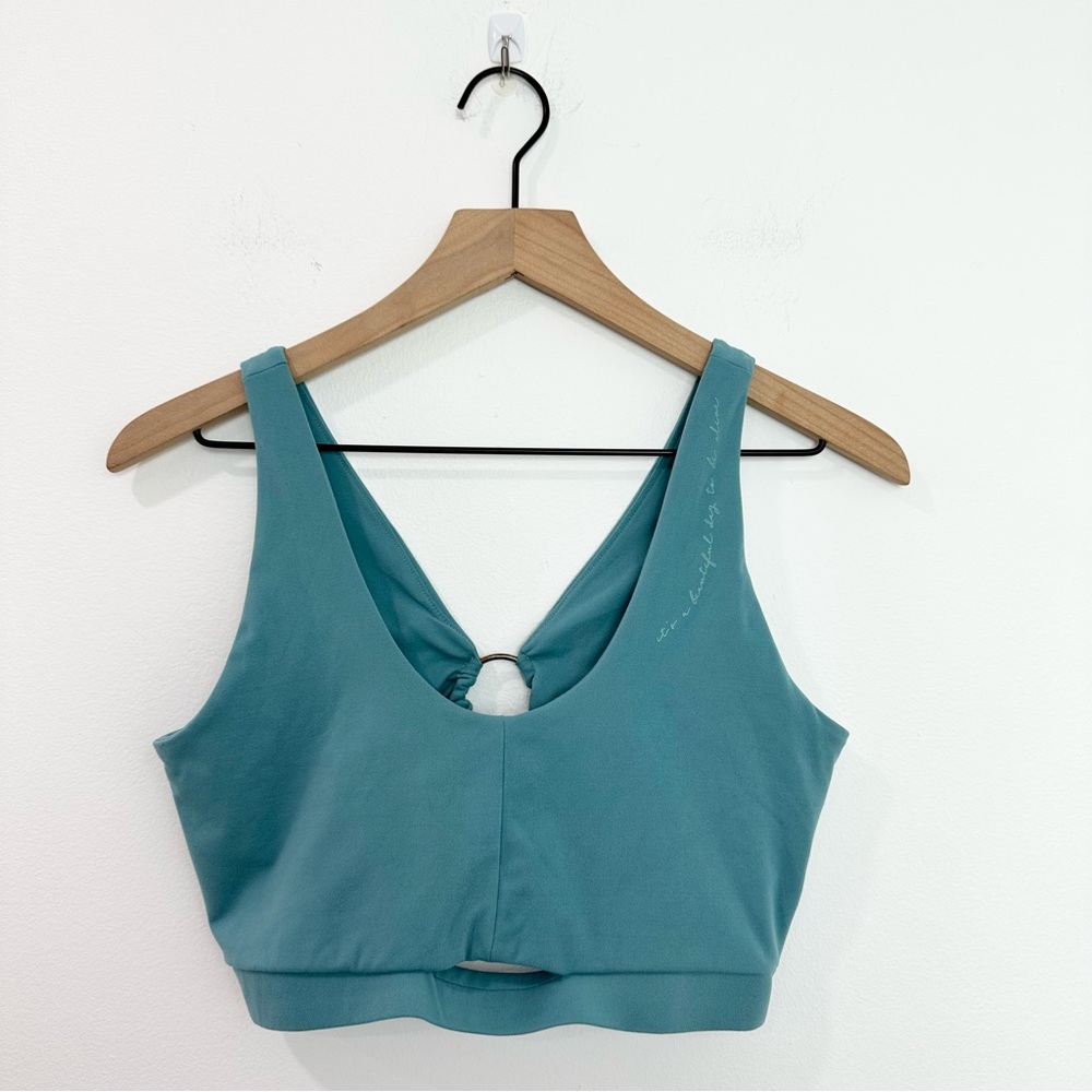 Gymshark × Whitney Simmons Blue athletic sport bra XL